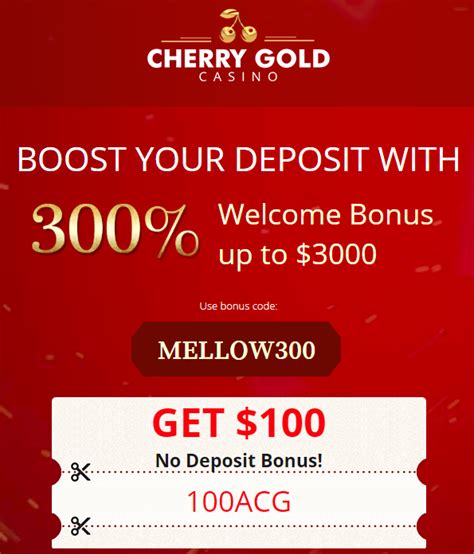 cherry casino bonus - cherry gold casino coupon code.